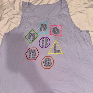 Top gun double O 2021 rhinestone tank top